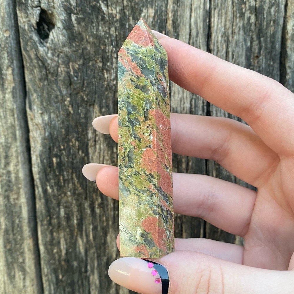 ☁️ unakite crystal tower
